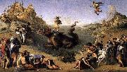 Piero di Cosimo Perseus Frees Andromeda painting